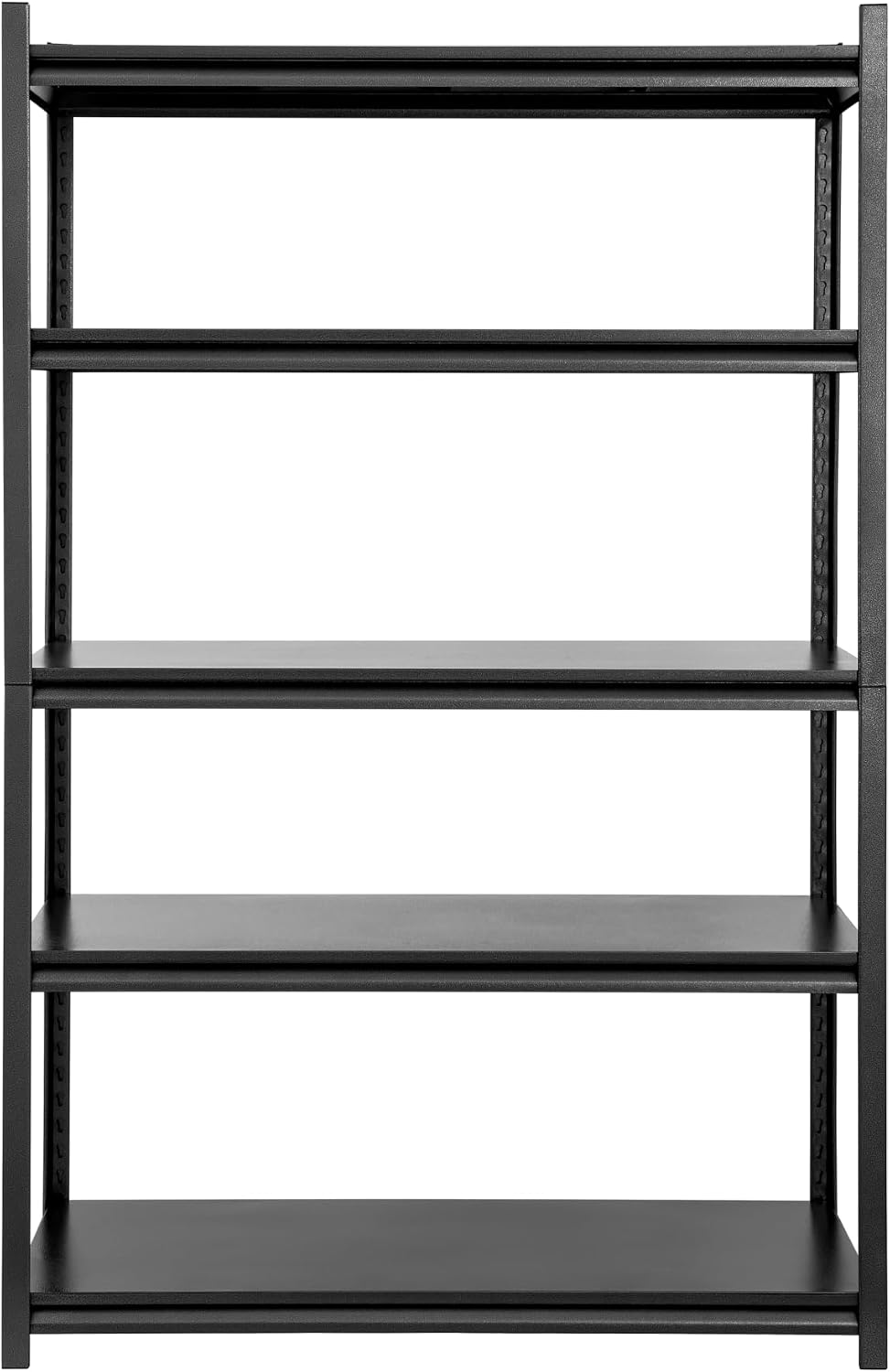 Hzdbhd 48" W Garage Shelving Unit, 5-Tier Metal Storage Shelves