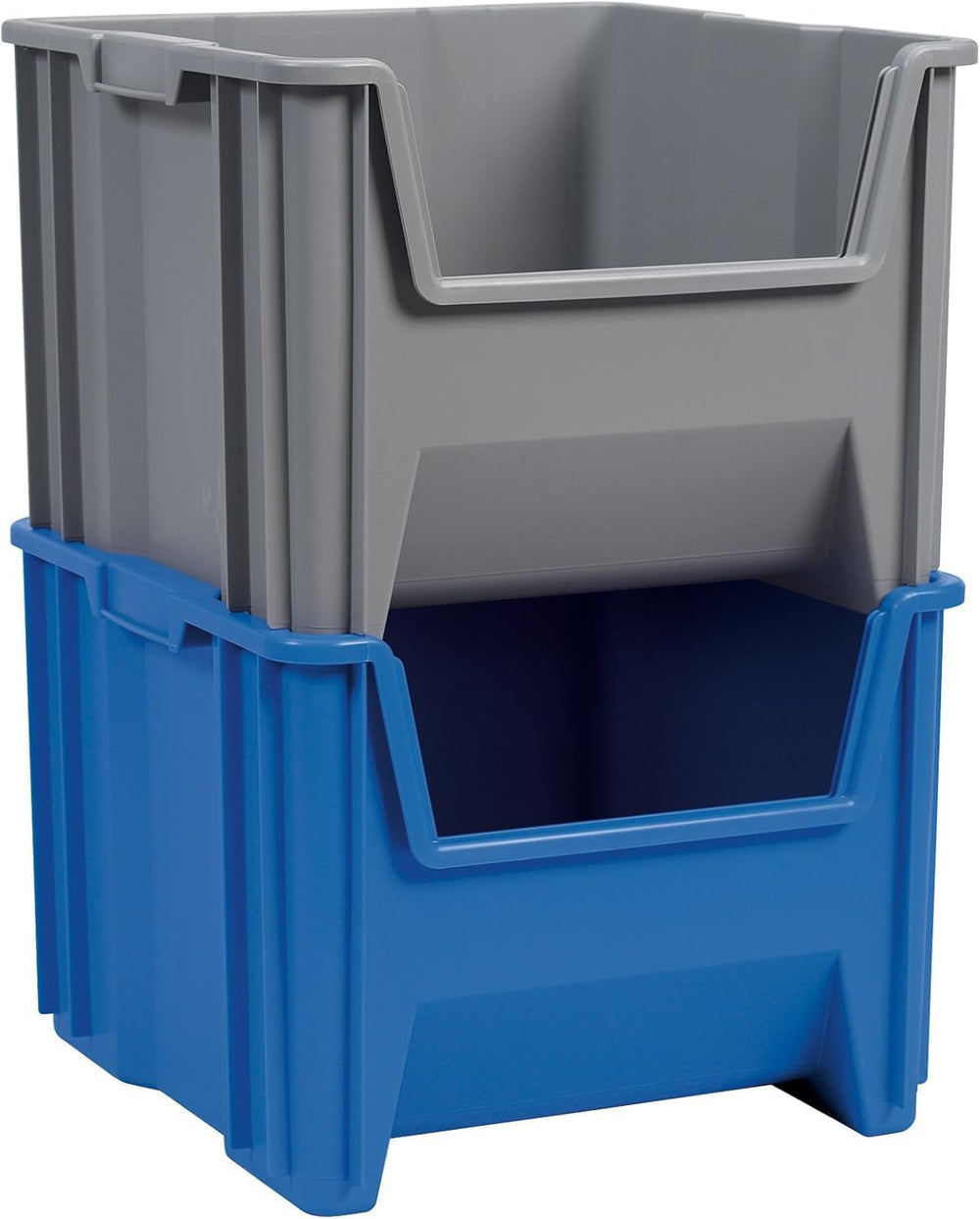 Akro-Mils 13017 Stack-N-Store Heavy Duty Stackable Open Front Plastic Storage...