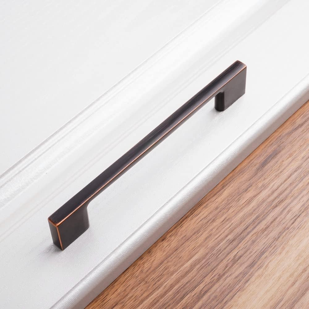 KOOFIZO 10 Pack 5 in Oil Rubbed Bronze Cabinet Pulls, Drawer Handles P01
