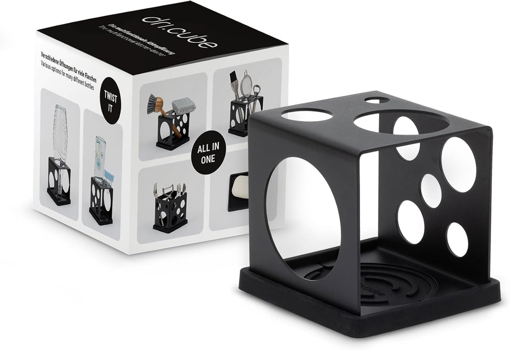 dri.Cube - Kitchen Sink Caddy & Drainer for Bottles, Cups, Straws, Cutler...
