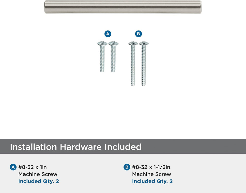 Amerock 10 Pack 3" Bar Pulls Satin Nickel Drawer Pull