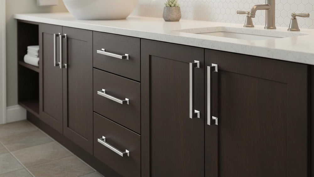 Alzassbg 3" Polished Chrome Cabinet Pulls and Handles 10 Pack, AL3046CP