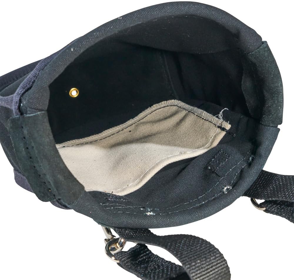 Klein Tools 51A Tool Pouch, Utility Pouch for Carrying Nuts and Bolts, with I...