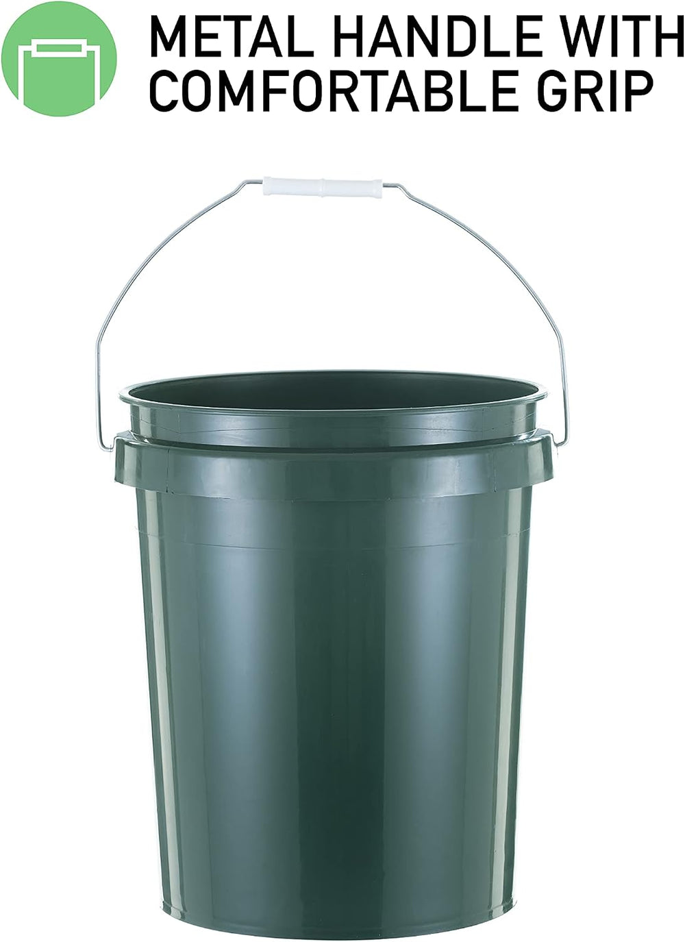 United Solutions ECOSense 5 Gallon Bucket, 3 Pack, 90% Recycled