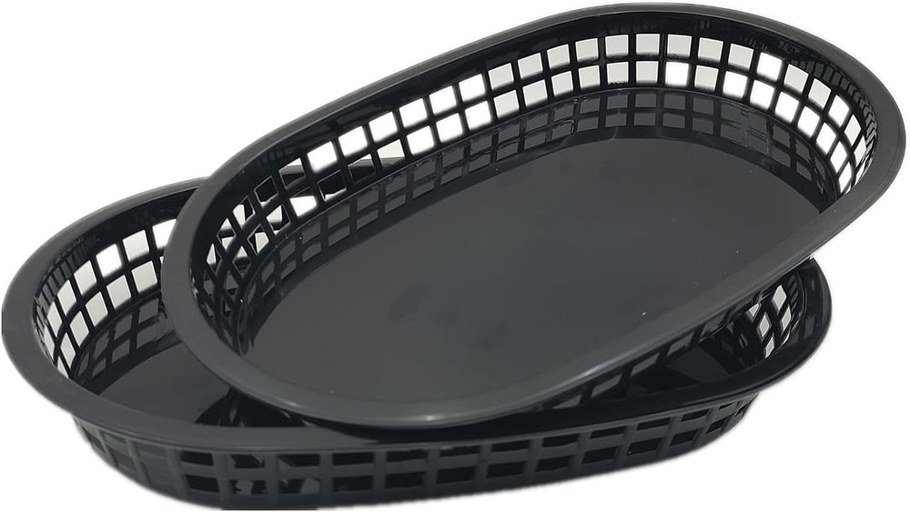 40 Pack Fast Food Baskets, Reusable Deli Fast Food Storage Basket, 10.5 x 7 I...