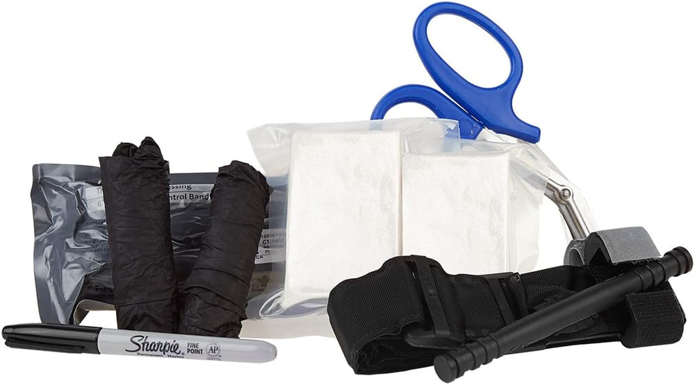 Stop the Bleed Basic Kit with CAT Tourniquet, 8 Piece Kit