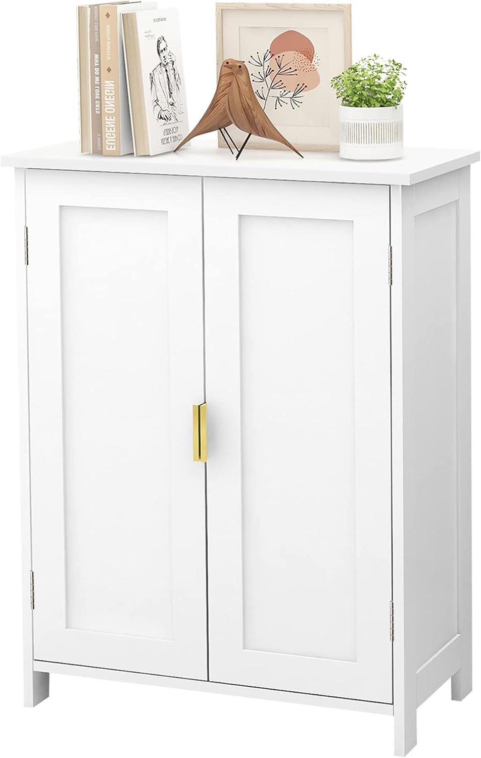TaoHFE White Bathroom Storage Cabinet,Bathroom Cabinets Freestanding