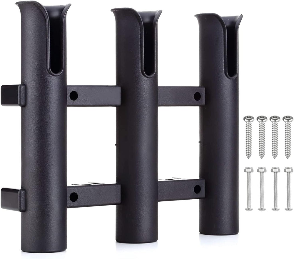 BigTron Fishing Rod Holder Bracket, Tube 3 Rod Rack, Fishing Rod for Boat Kay...