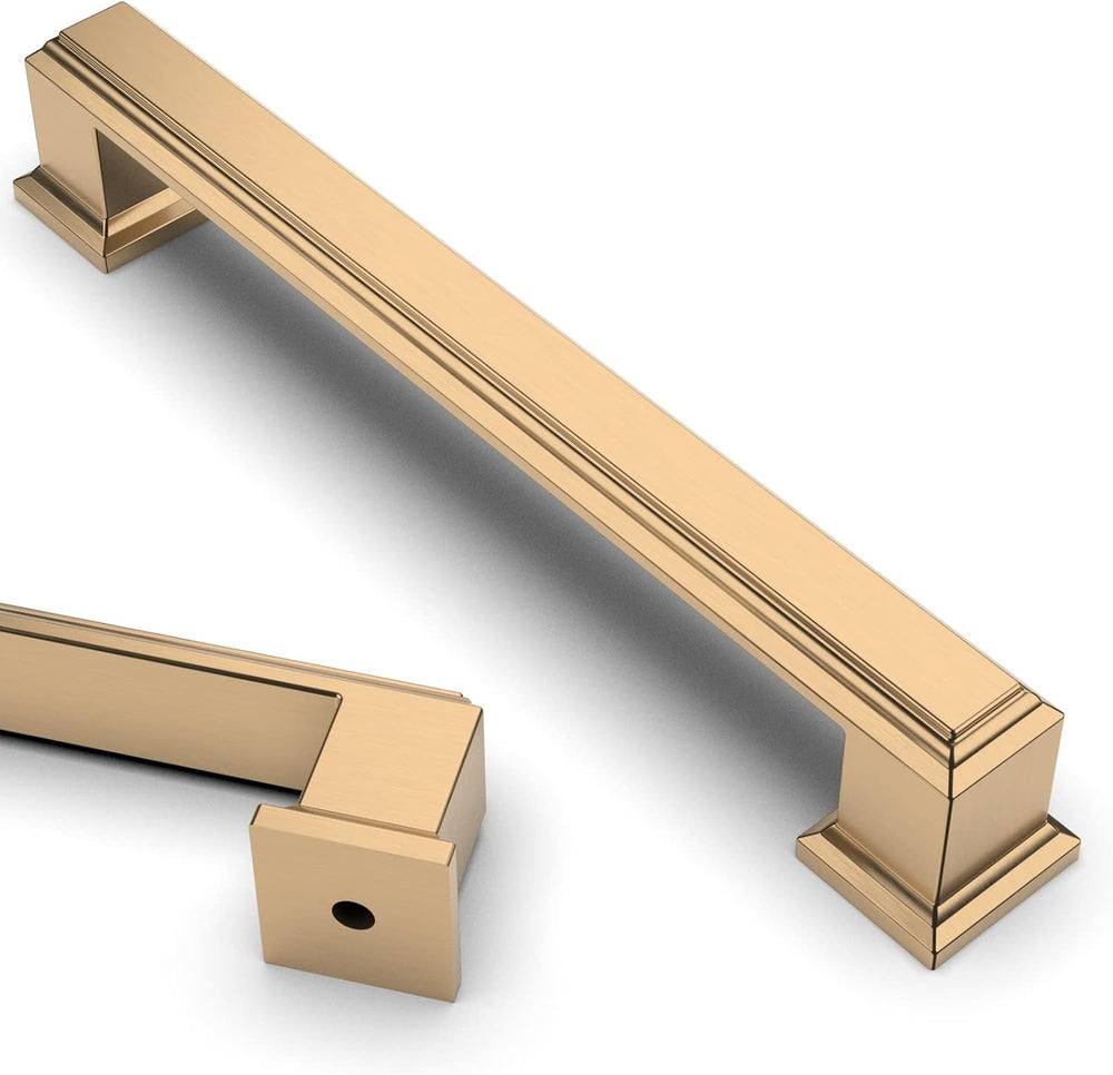 Asidrama 10 Pack 5 inch Champagne Bronze Kitchen Cabinet Handles