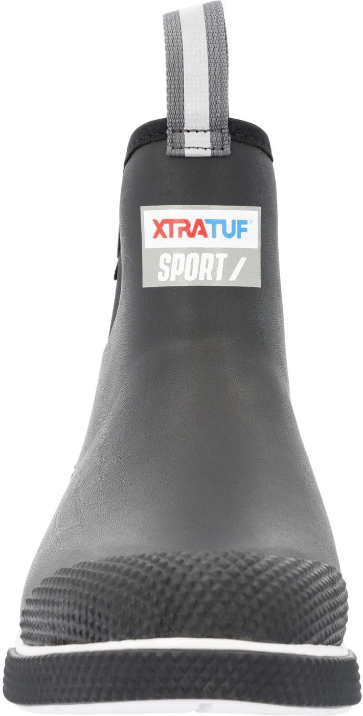 XTRATUF 6” Men’s Ankle Deck Boot Sport - 30% Lighter, 100% Waterproof Rubber ...