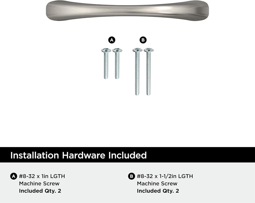 Amerock 10 Pack 3" Vaile Satin Nickel Drawer Pull