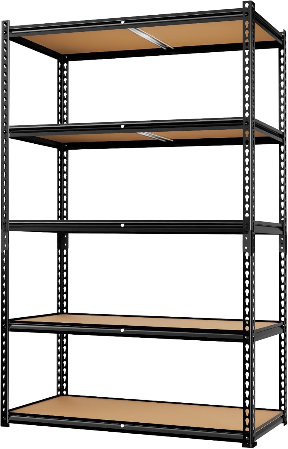 5-Tier Storage Shelving Unit, Metal, for Kitchen, Garage, Laundry Room, Adjus...