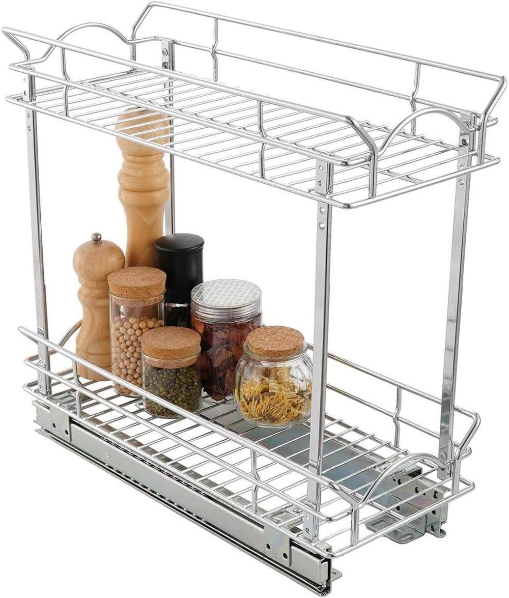 OCG Slide Out Cabinet Organizer for Narrow Cabinet (5" W X 21" D), ...
