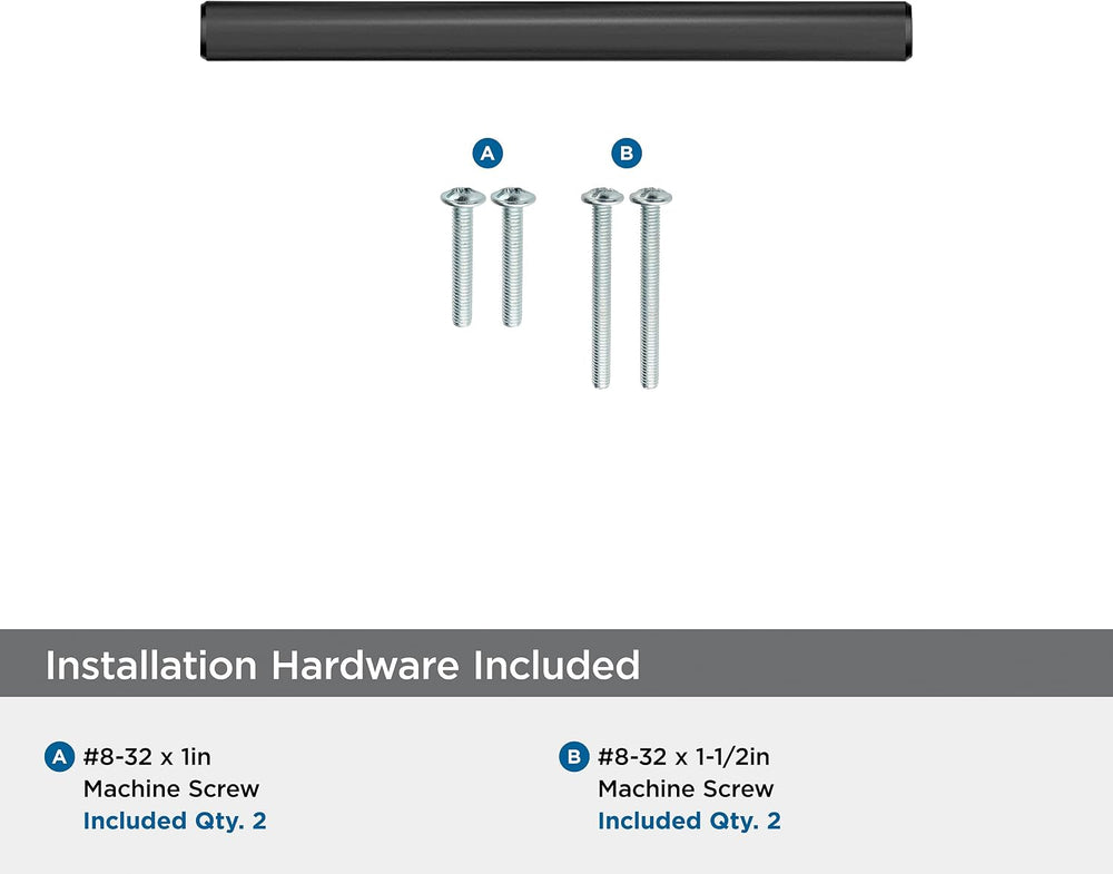 Amerock 10 Pack 3" Bar Pulls Matte Black Drawer Pull