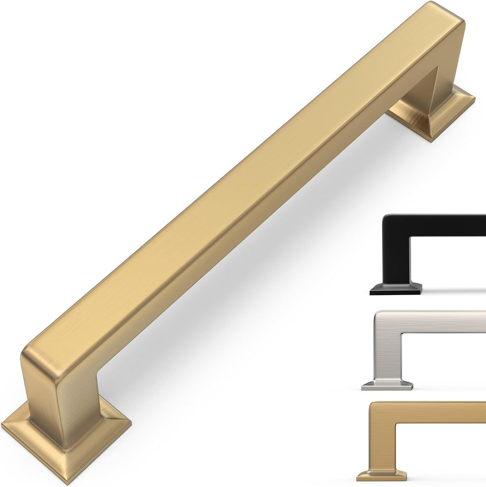 10 Pack 5 Inch Cabinet Pulls Champagne Bronze Kitchen Cabinet Handles Zinc Al...