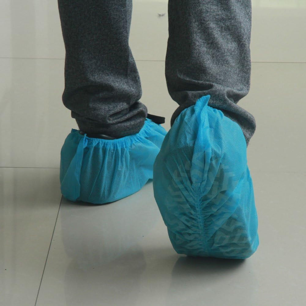 G & F Products Disposable Shoe Covers, Slip-Resistant Booties, Heavy-Duty...