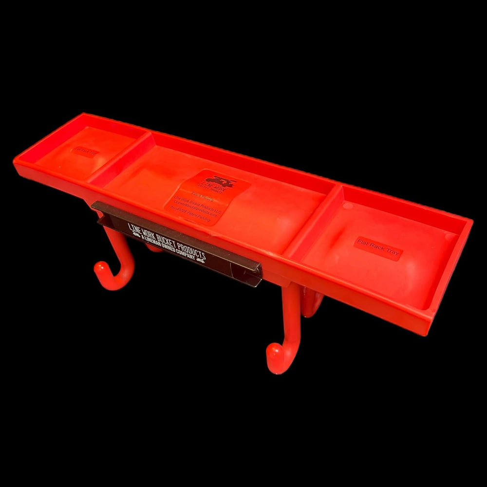 Flat Rack Tray for Utility & Lineman Buckets Glove-Friendly Work Tray wit...