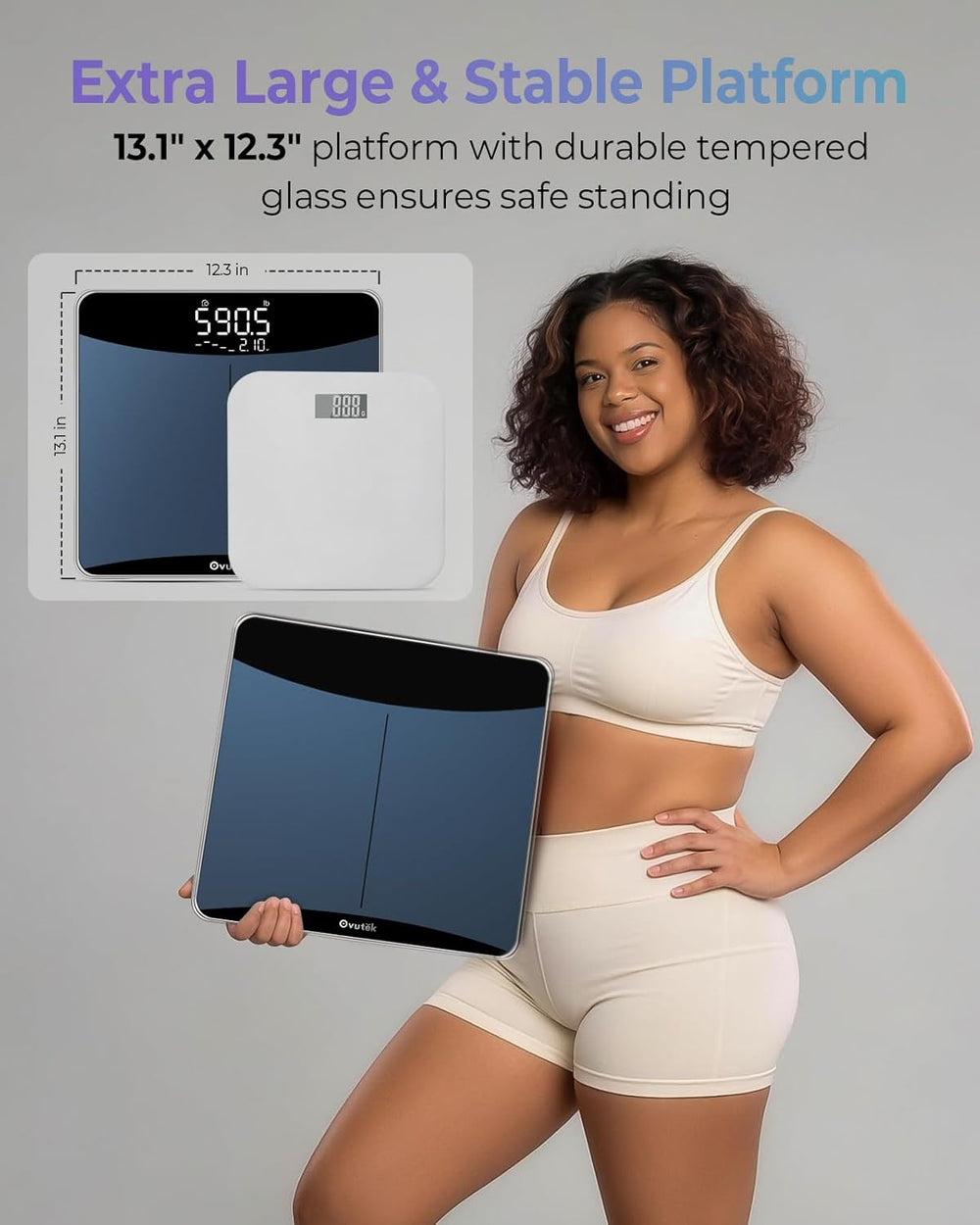 600lb Scale for Body Weight with Weight Trends, High Accurate, Bule