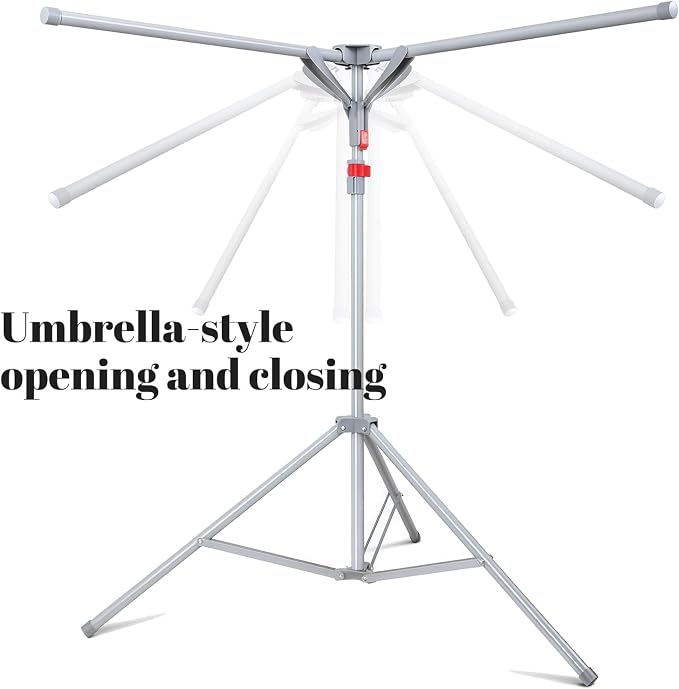 Clothes Drying Rack Foldable & Collapsible Drying Racks Large Capacity Space
