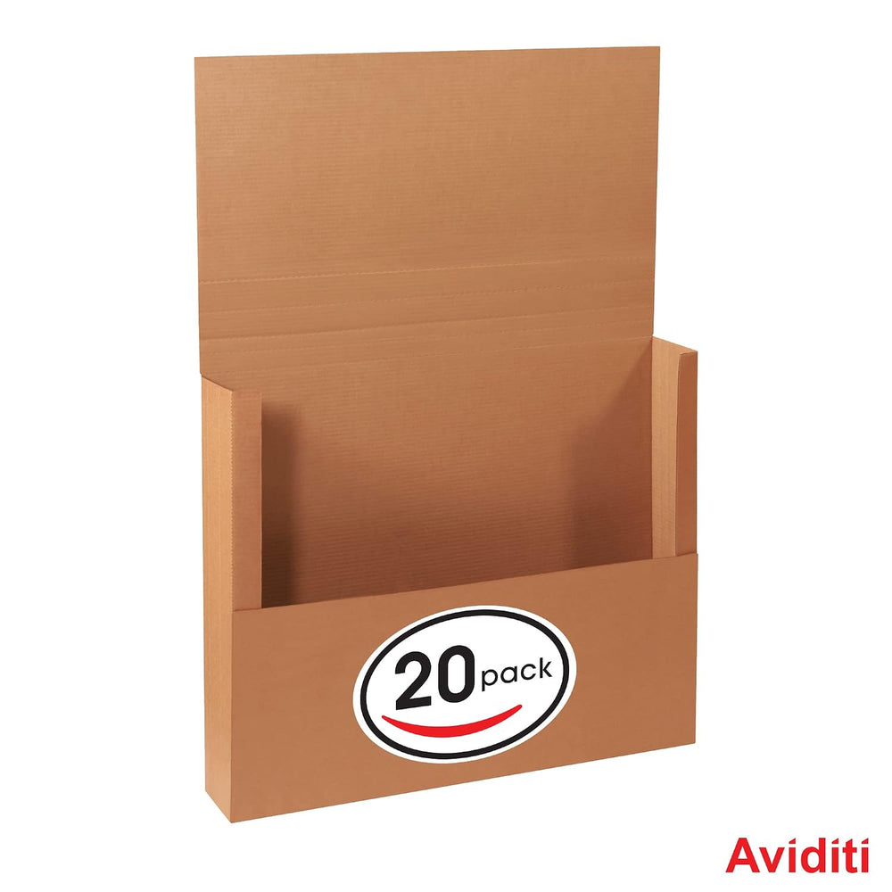 Aviditi Brown Kraft Jumbo Mailing Boxes, 36" x 30" x 6", Pack ...
