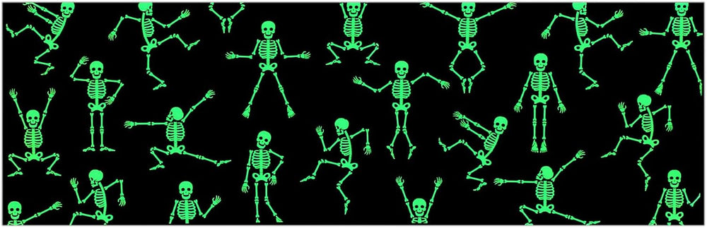 ASPMIZ Halloween Runner Rug, Glow-in-the-Dark Rug Runner Non Slip, Black Rugs...