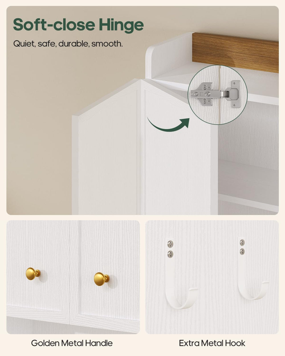 7-Tier Over Toilet Storage Cabinet, 2-in-1, Separable Bathroom Storage