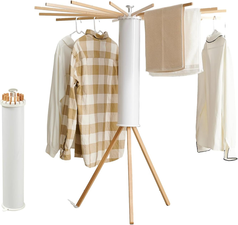 Clothes Drying Rack Tripod, Laundry Hanger Dryer Rack, Portable Drying Rack