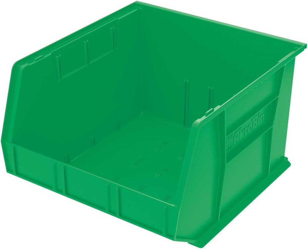 Akro-Mils 30270 AkroBins Plastic Storage Bins, Space-Saving Stackable Bins (3...