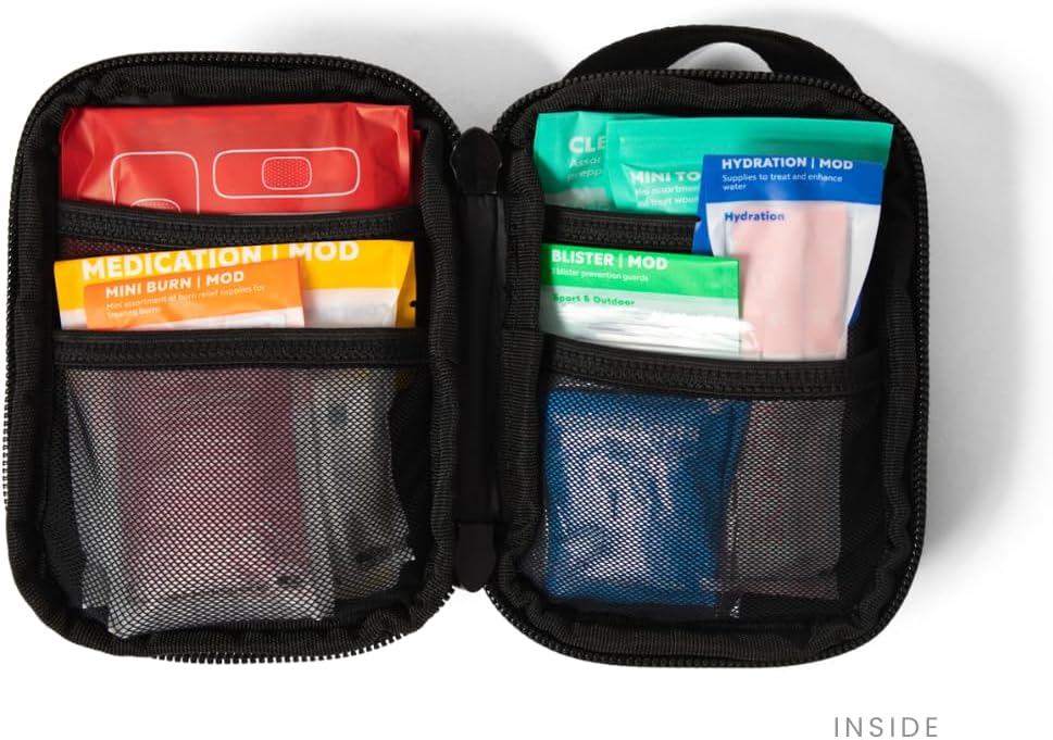 My Medic Sidekick - Camping Hiking and Backpacking First Aid Kit - 70 Items -...