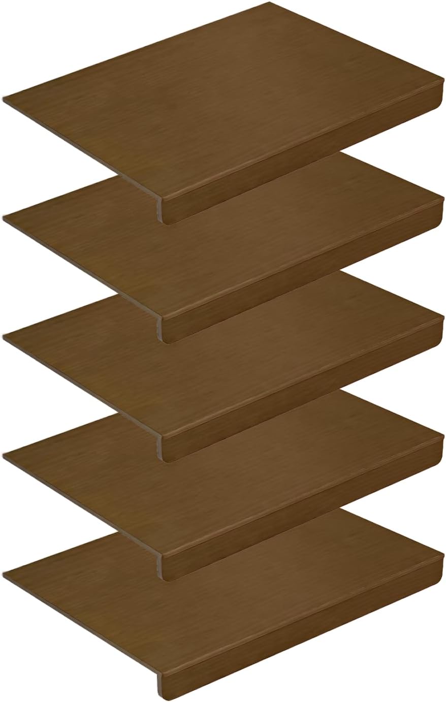 Wood 16x36 in 5-Pack pantry shelf cover wood used for heavy duty storage up t...