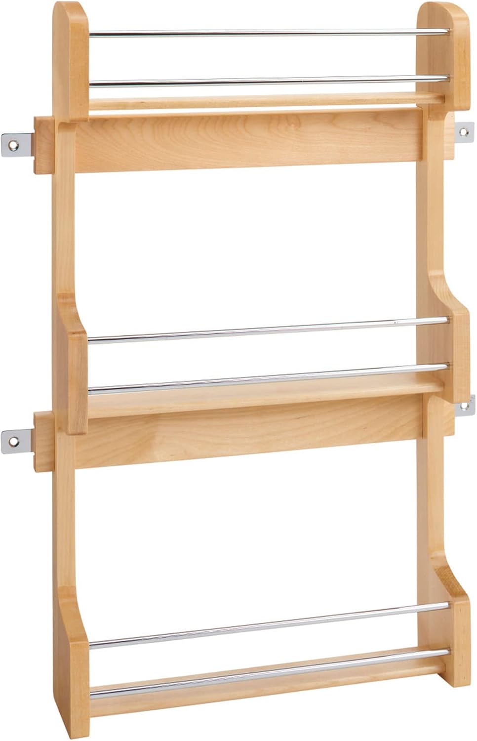 Rev-A-Shelf 18" 3 Tiered Pull Out Shelf Organizer for Kitchen Cabinets, ...