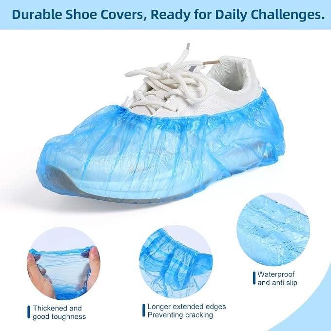 1000 Pcs Shoe Covers Disposable, Reliable Shoe Covers