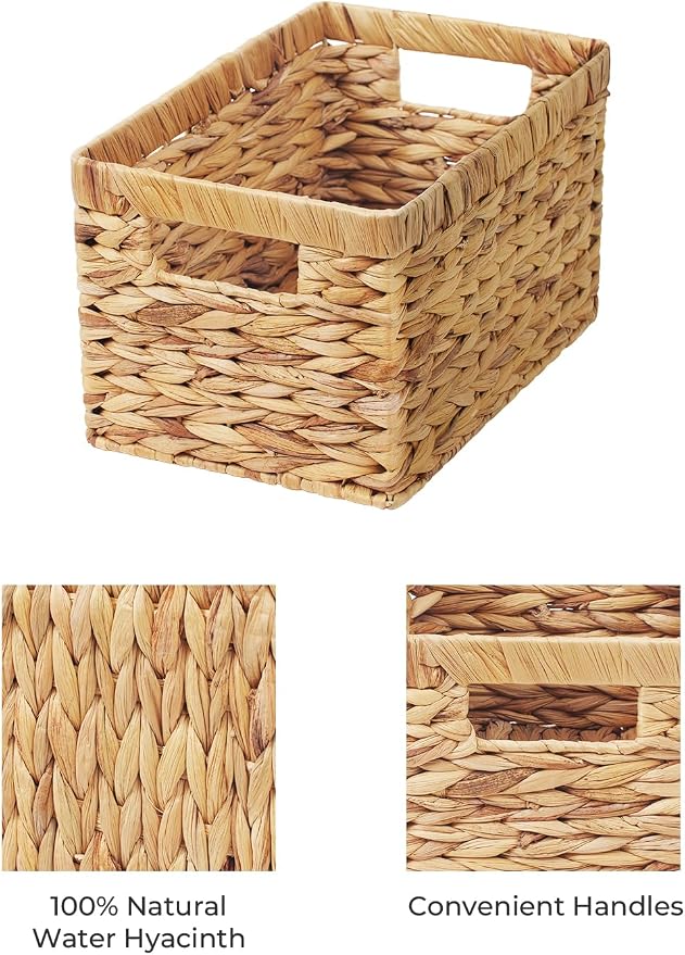 StorageWorks Wicker Basket, Baskets (2-Pack)