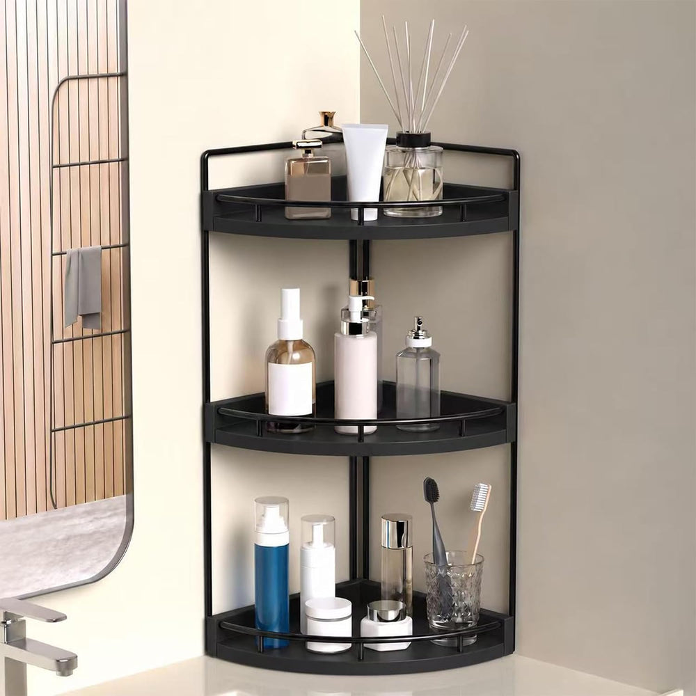 Dorhors Corner Bathroom Organizer Countertop,Vanity Counter Storage Shelf