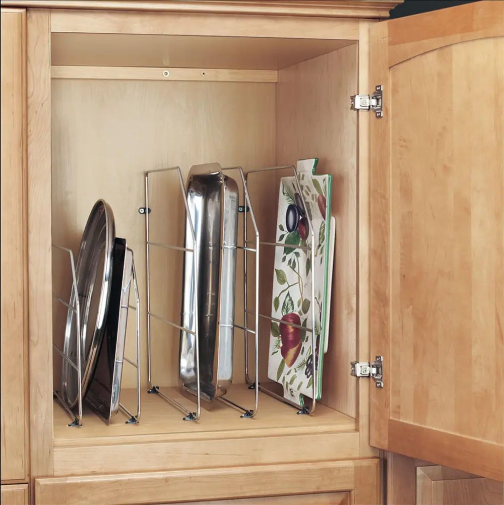 Rev-A-Shelf 12" Bakeware and Tray Divider for Wall/Base Cabinets, 2 Pack