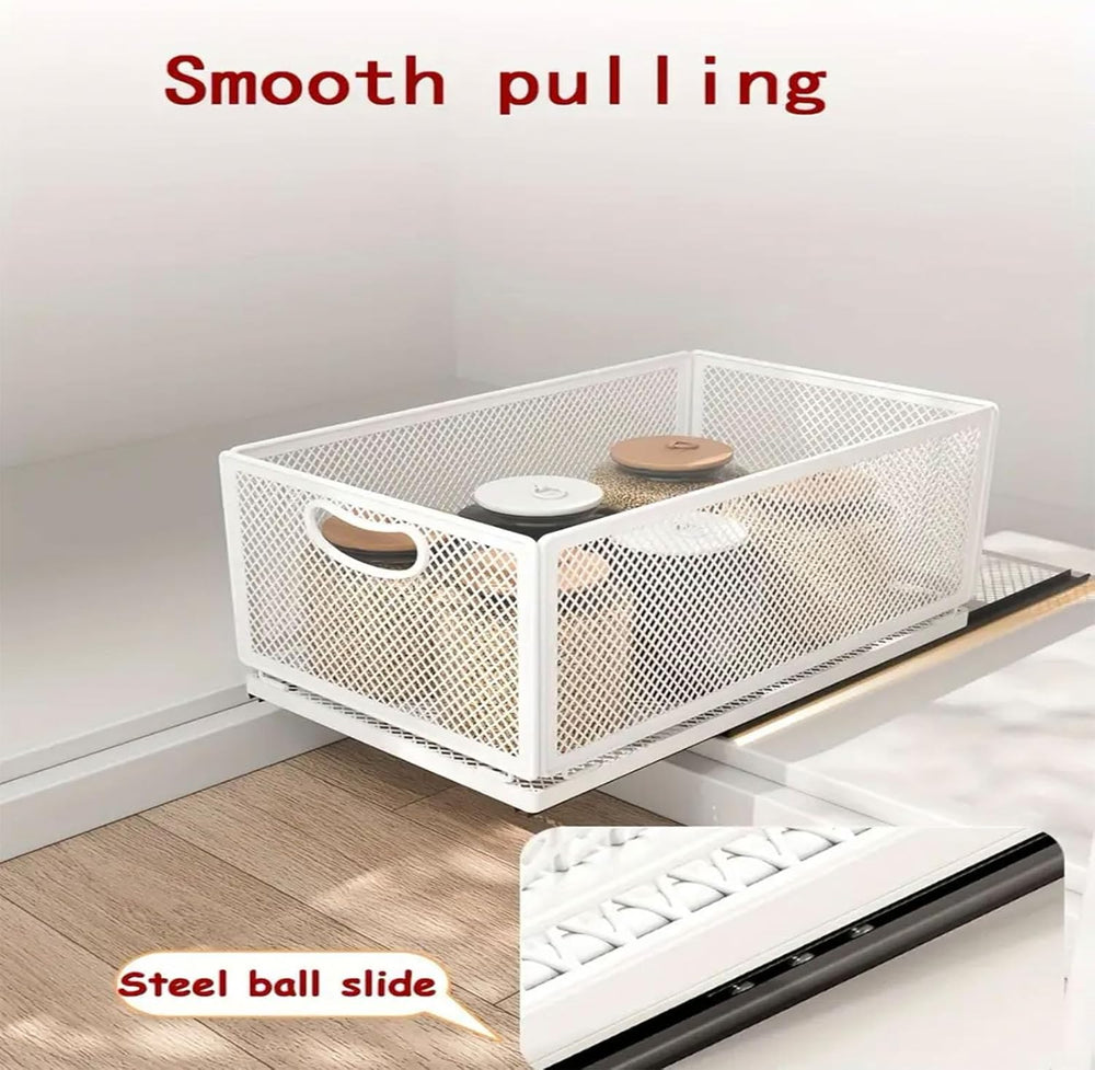 1 Pack Pull out Cabinet Organizer with Sliding Drawer,9.6"W x15.7"D...