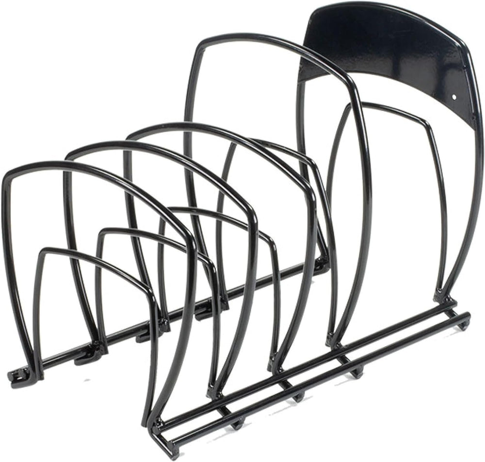 Lodge Cookware Organizer 5-Tier Storage Rack, Matte Black