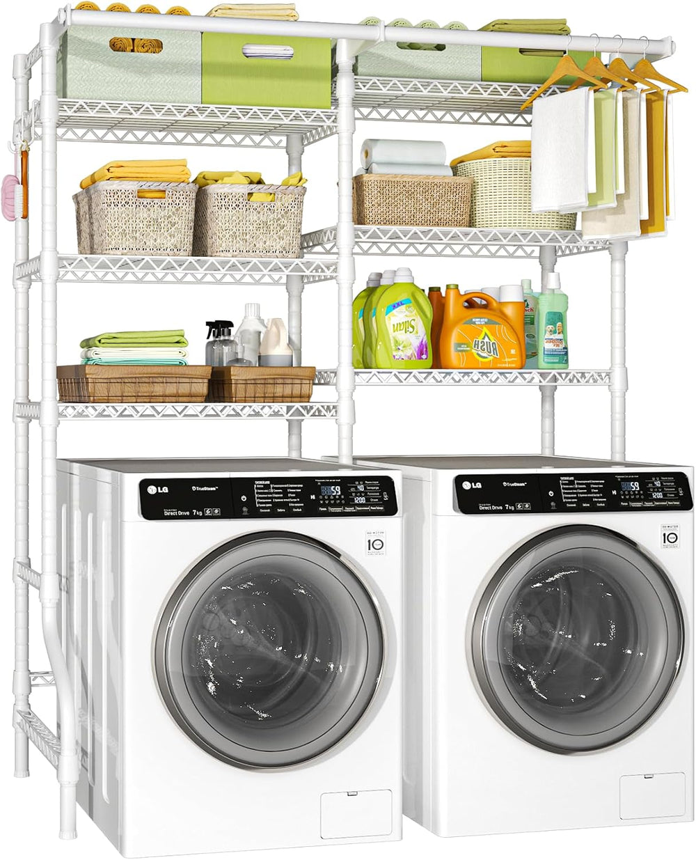 Ulif U13 Over Washer and Dryer Storage Shelves, Laundry Room Standing Shelf