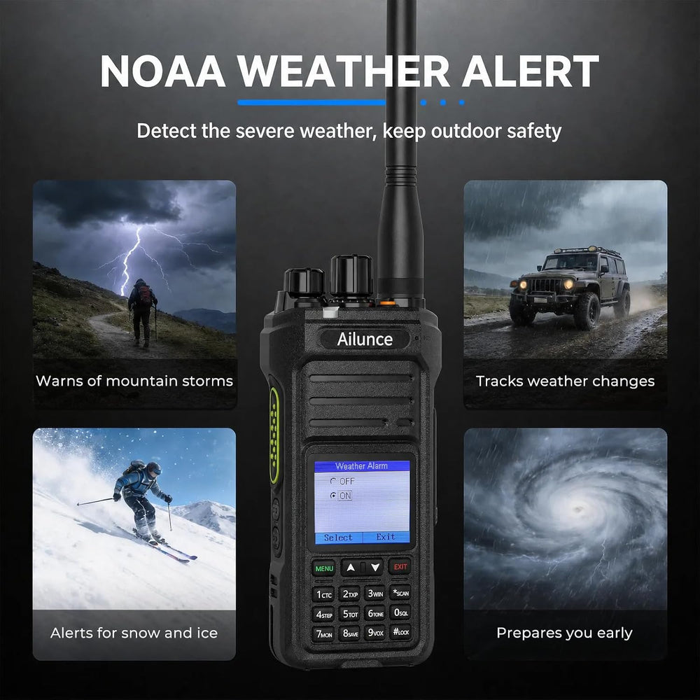 Retevis Ailunce HA1UV Ham Radio,IP67 Waterproof Two Way Radio for Emergency