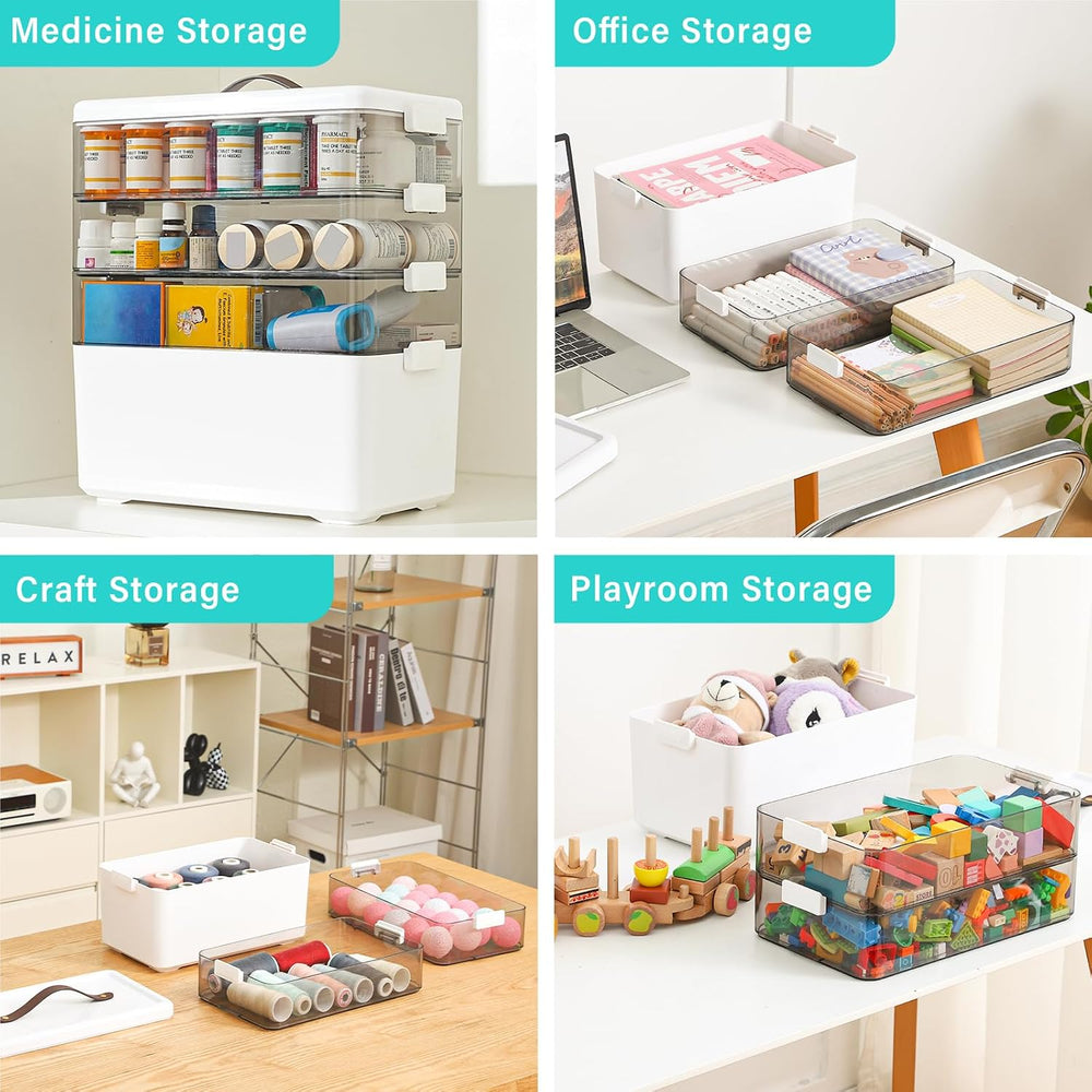 Homaigie Extra Tall 4-Tier Medicine Cabinet Organizer for Medicine Bottles Or...
