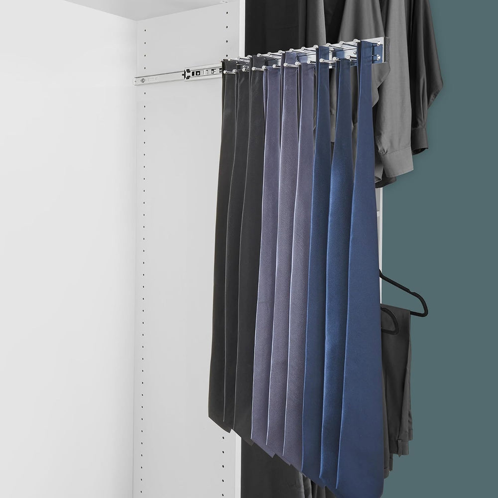 Rev-A-Shelf Sliding Tie & Belt Rack for Closets, Min Opening 2.5"W, ...
