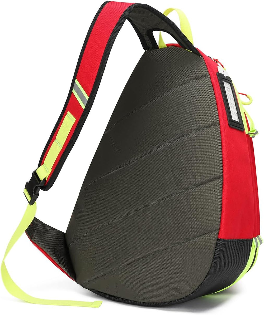 First Aid Sling Bag Backpack,Sling Crossbody Bag,Heavy Duty Emergencies Medic...