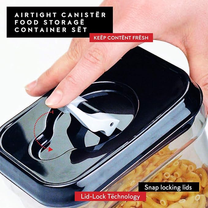 DWËLLZA KITCHEN Airtight Food Storage Containers (6 Piece)