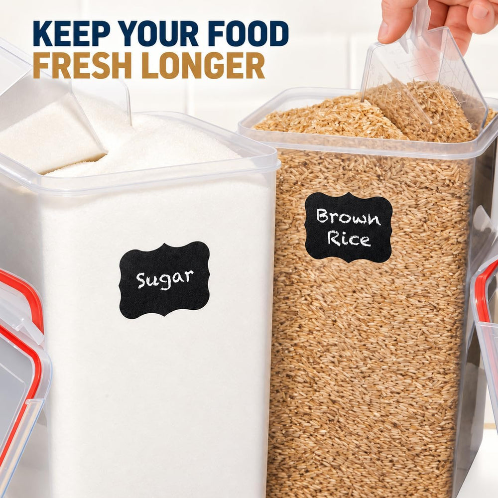 2 PC (8.5L / 287 Oz) Extra Large Flour Container & Sugar Container Set