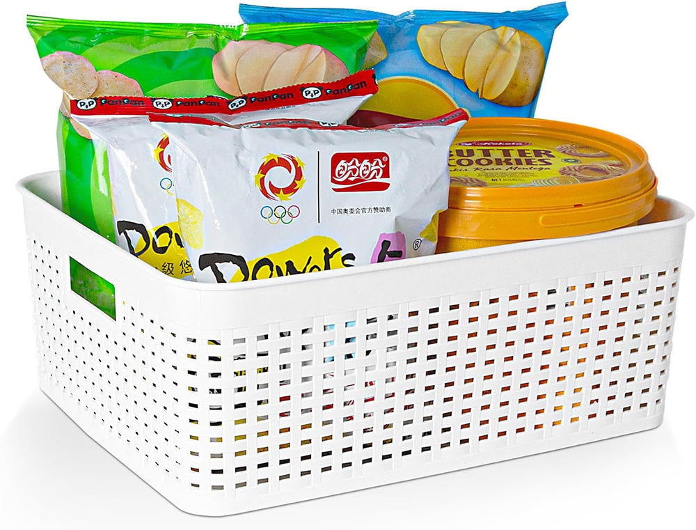 Soddeph Plastic Storage Baskets for Cabinets, Household Pantry Organization w...