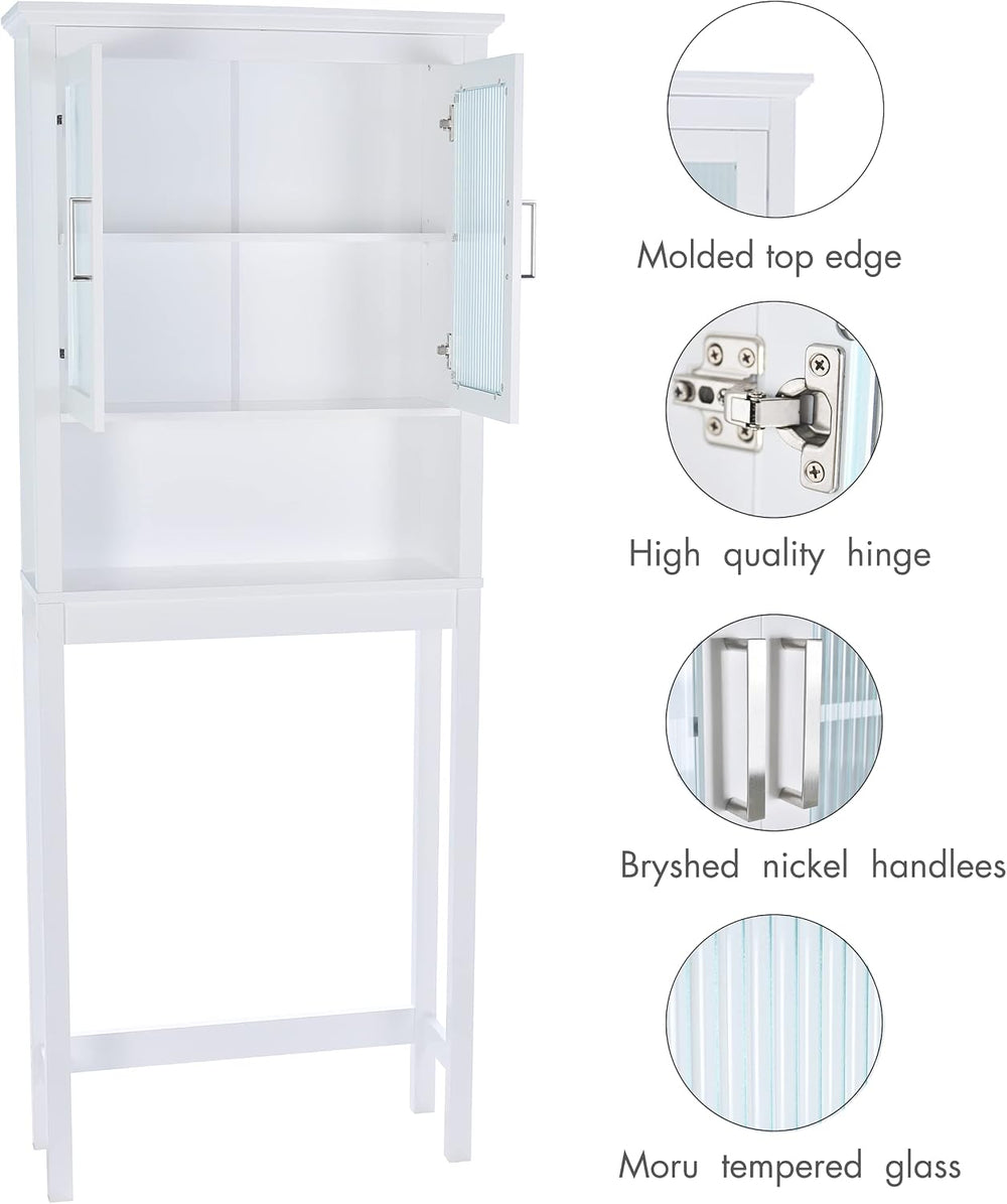 Spirich Over The Toilet Cabinet for Bathroom Storage, Above Toilet Storage Ca...