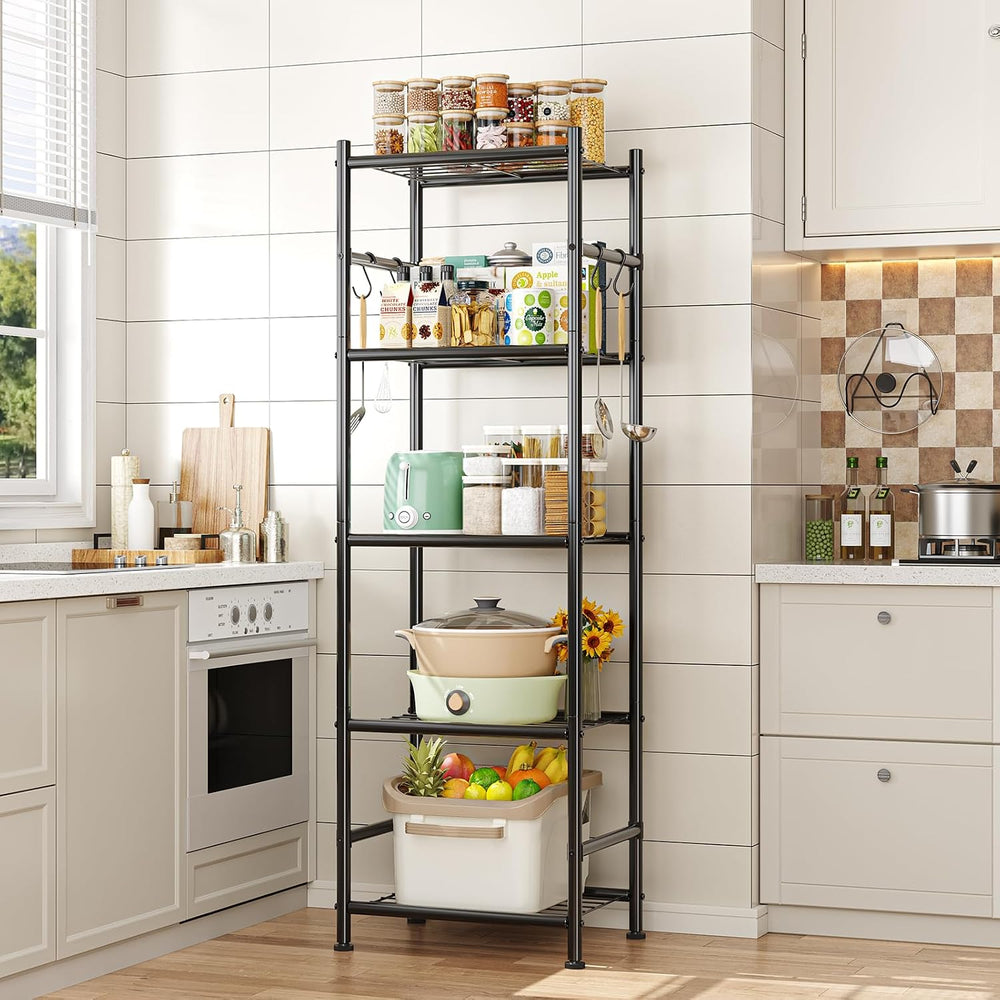 Simple Trending Storage Shelves, 5 Tier Large Capacity Shelf Organizer