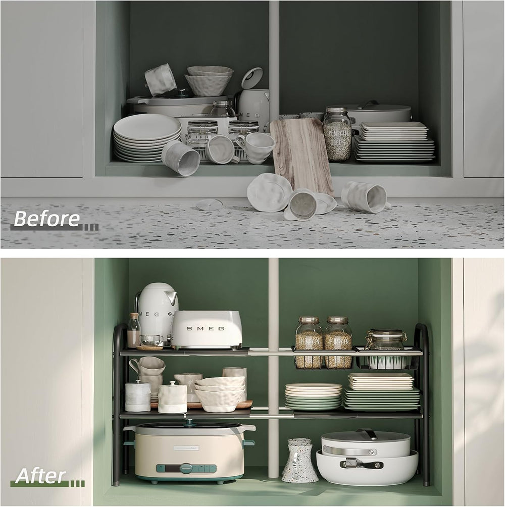 Under Sink Organizers and Storage,Expandable under cabinet organizer Shelf