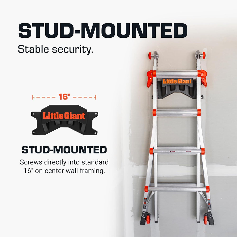 Little Giant Ladder Rack Wall-Mount Ladder Storage Accessory, 15097