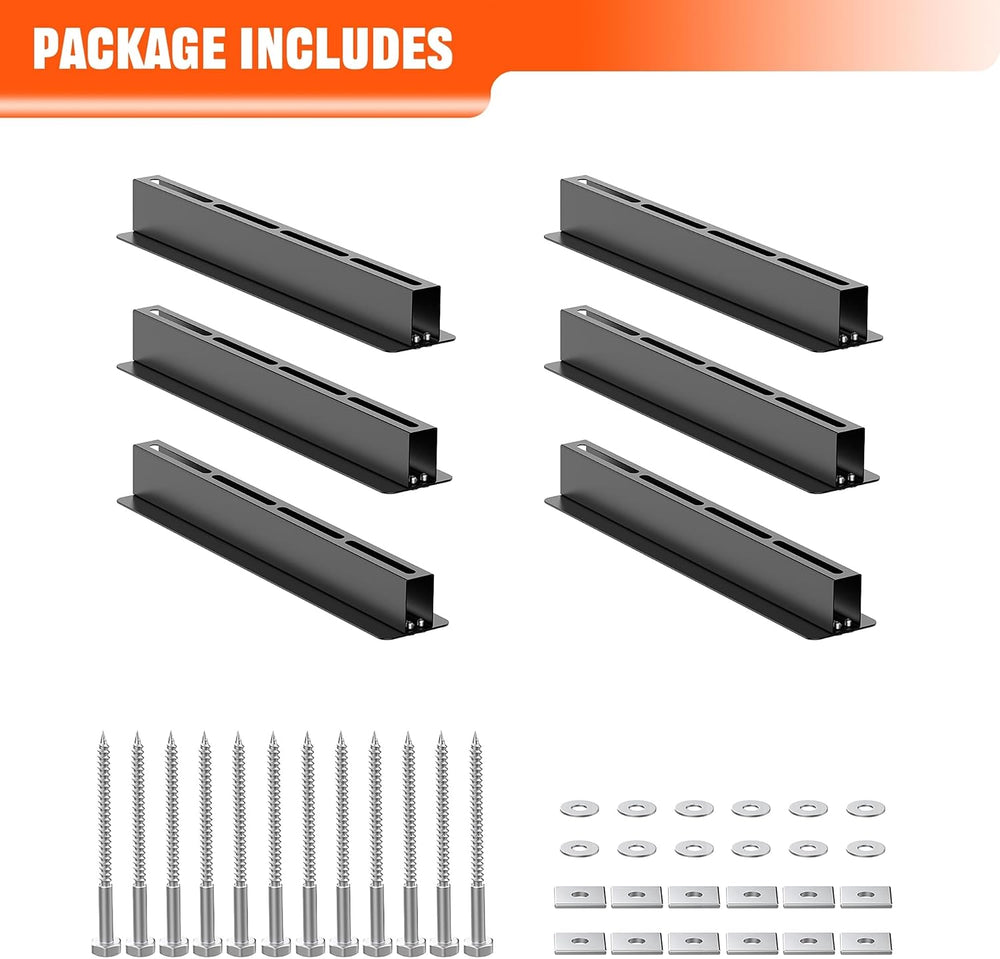 TORACK Garage Ceiling Bin Storage Rack, Overhead Tote Storage Rails